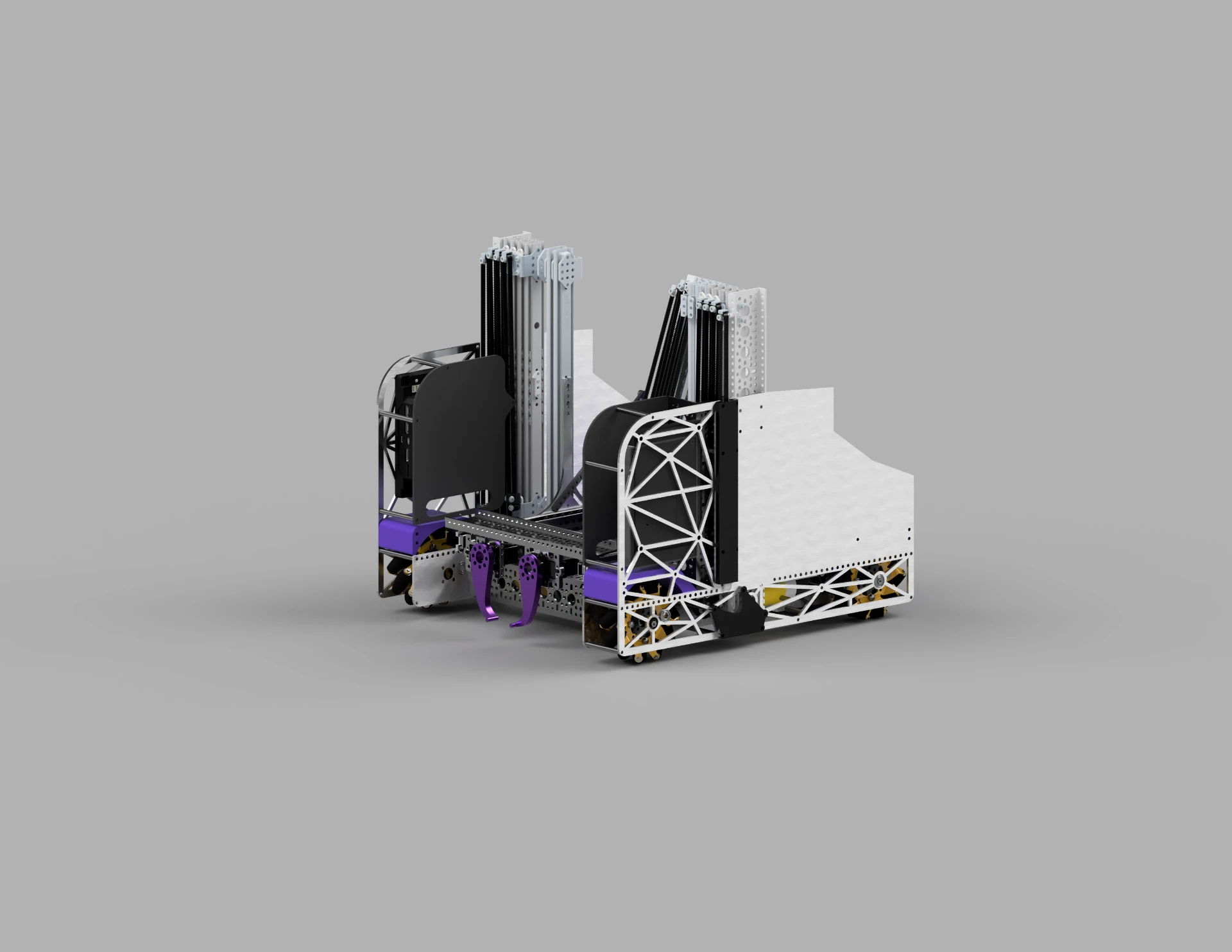 Cosmic Goose — FTC Competition Robot — Full robot CAD render — drivetrain, lift and scoring mechanisms